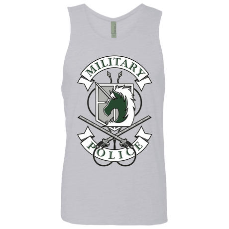 T-Shirts Heather Grey / S AoT Military Police Men's Premium Tank Top