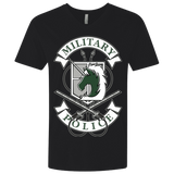 T-Shirts Black / X-Small AoT Military Police Men's Premium V-Neck
