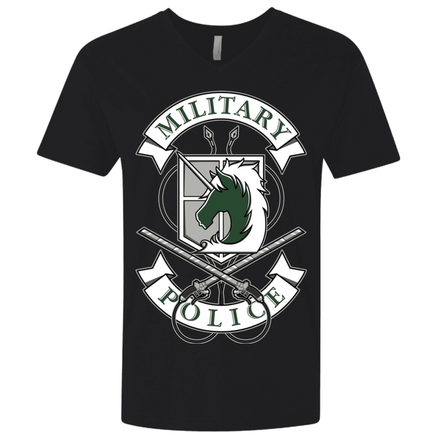 T-Shirts Black / X-Small AoT Military Police Men's Premium V-Neck