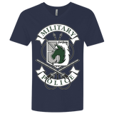 T-Shirts Midnight Navy / X-Small AoT Military Police Men's Premium V-Neck