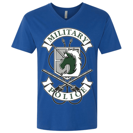 T-Shirts Royal / X-Small AoT Military Police Men's Premium V-Neck