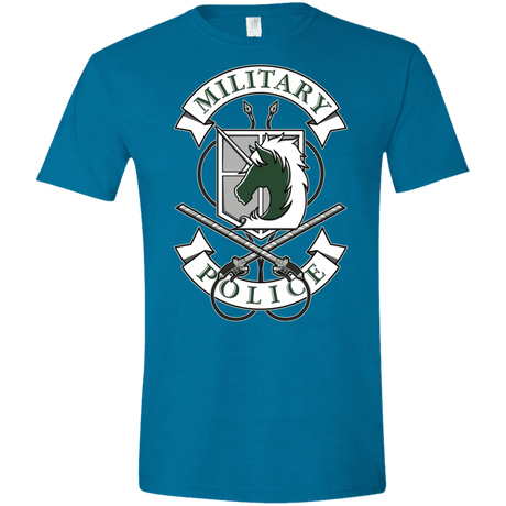T-Shirts Antique Sapphire / S AoT Military Police Men's Semi-Fitted Softstyle