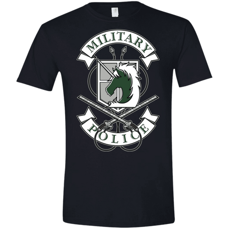 T-Shirts Black / X-Small AoT Military Police Men's Semi-Fitted Softstyle