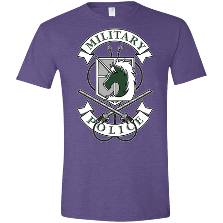 T-Shirts Heather Purple / S AoT Military Police Men's Semi-Fitted Softstyle