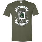 T-Shirts Military Green / S AoT Military Police Men's Semi-Fitted Softstyle