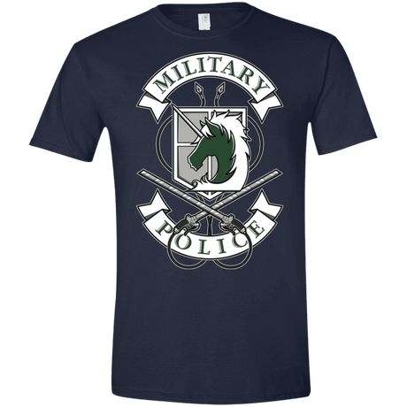 T-Shirts Navy / X-Small AoT Military Police Men's Semi-Fitted Softstyle