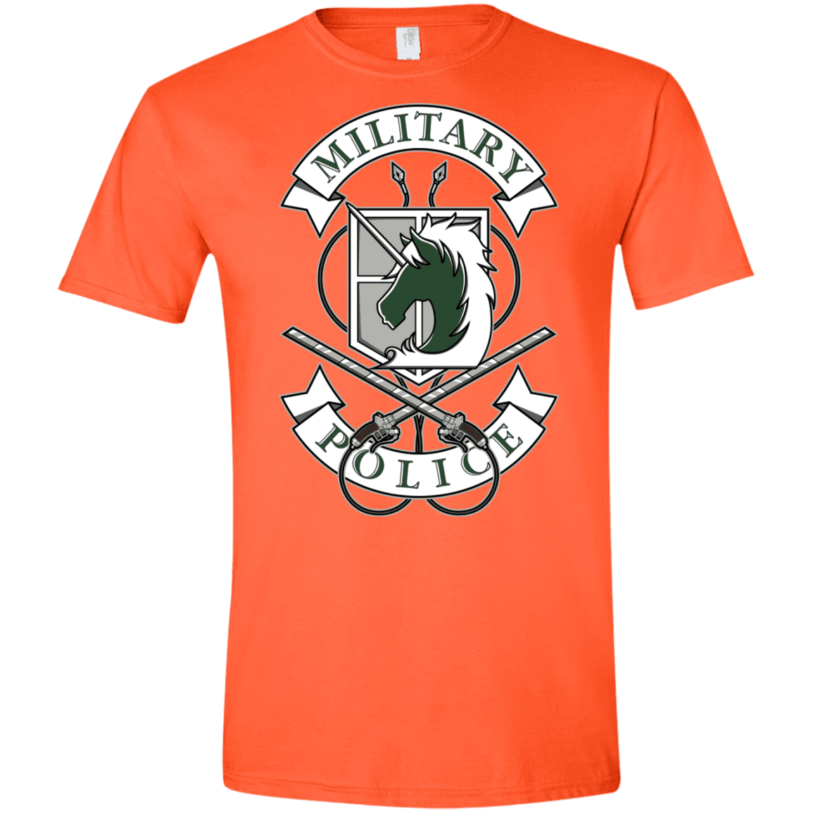 T-Shirts Orange / S AoT Military Police Men's Semi-Fitted Softstyle