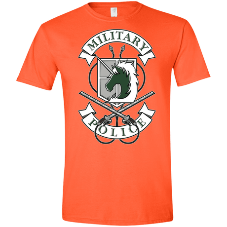 T-Shirts Orange / S AoT Military Police Men's Semi-Fitted Softstyle