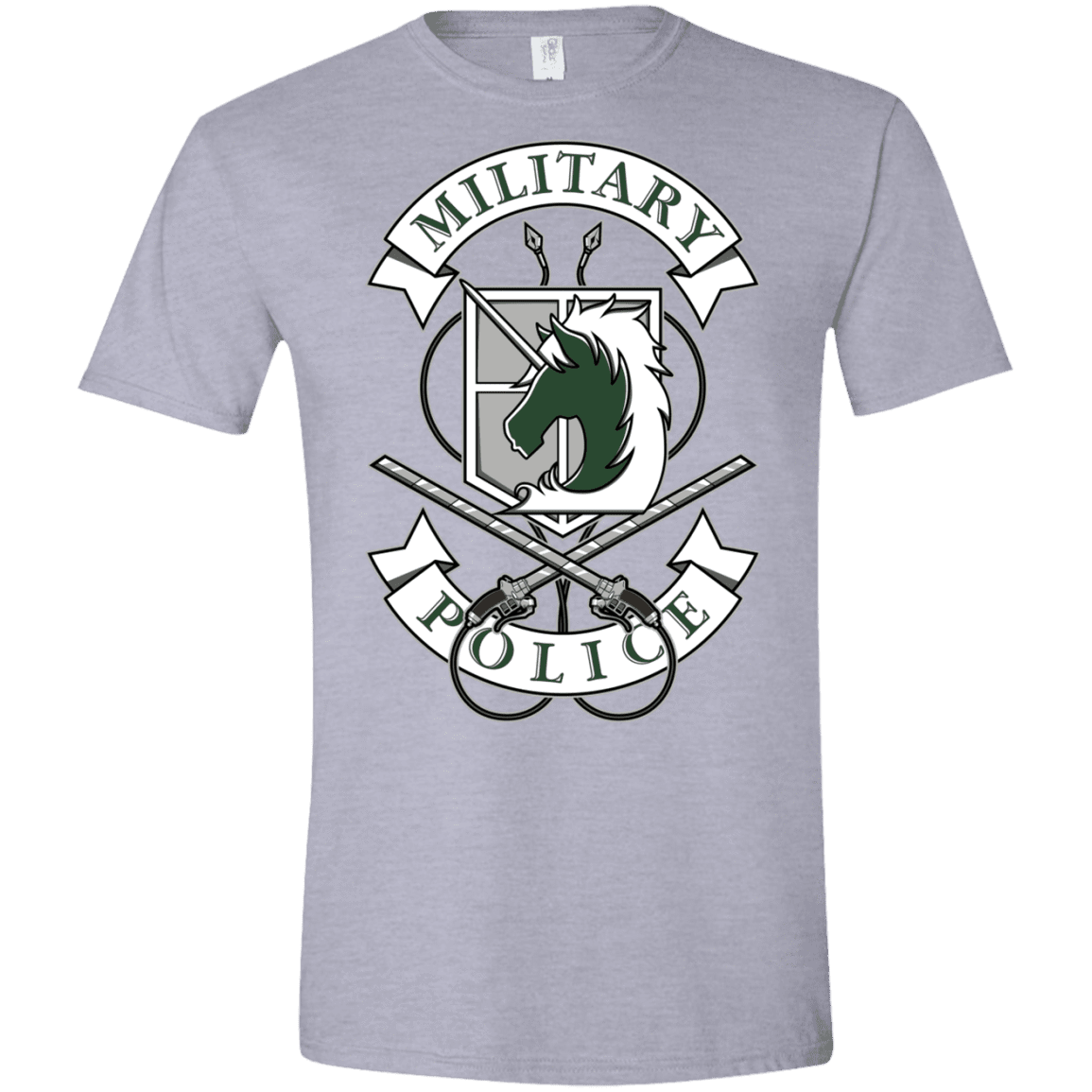 T-Shirts Sport Grey / X-Small AoT Military Police Men's Semi-Fitted Softstyle