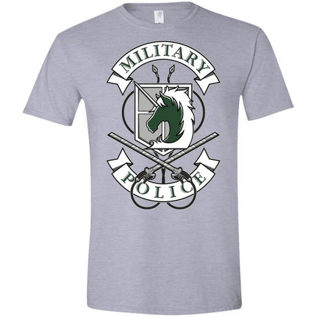 T-Shirts Sport Grey / X-Small AoT Military Police Men's Semi-Fitted Softstyle