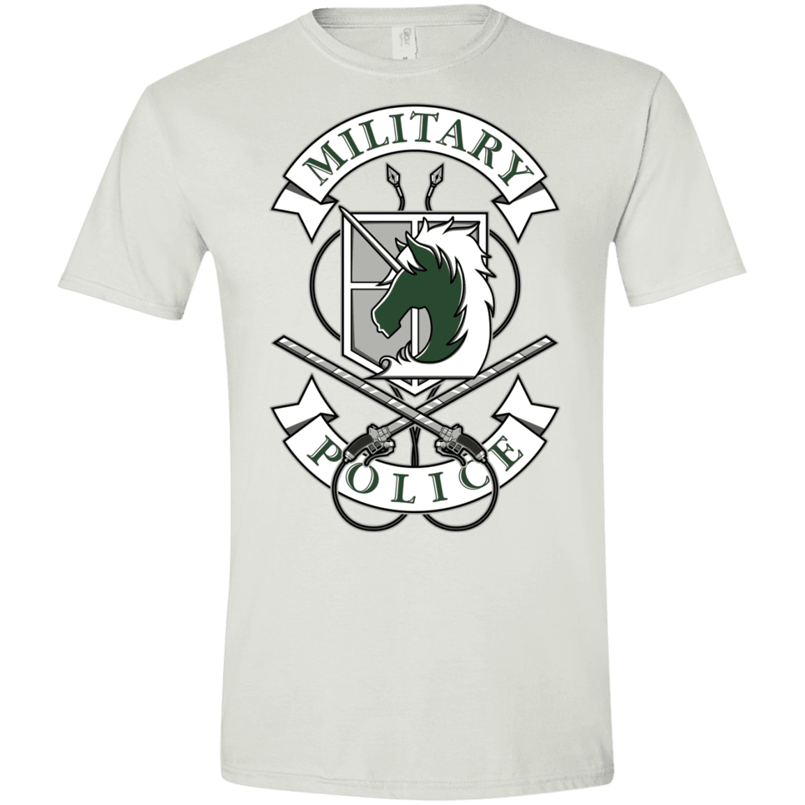 T-Shirts White / X-Small AoT Military Police Men's Semi-Fitted Softstyle