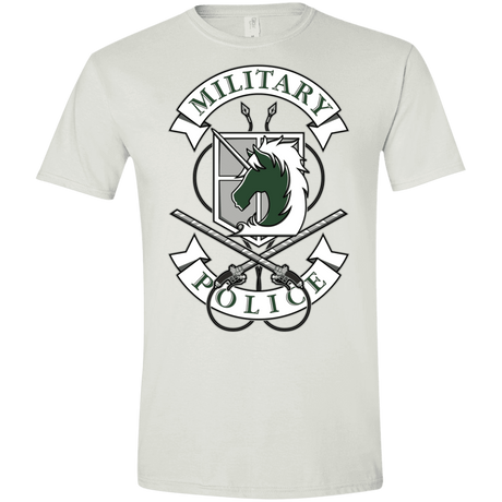 T-Shirts White / X-Small AoT Military Police Men's Semi-Fitted Softstyle