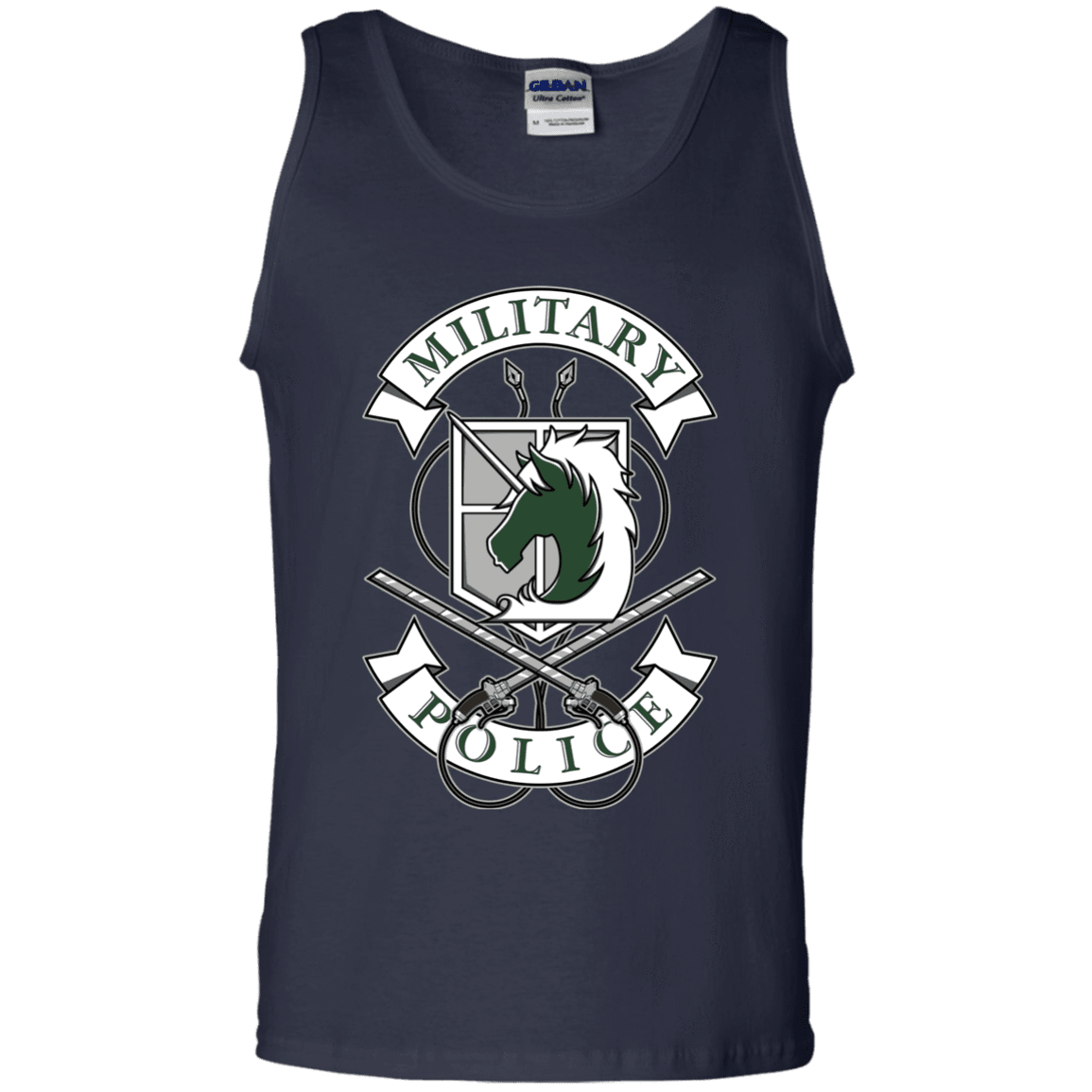 T-Shirts Navy / S AoT Military Police Men's Tank Top