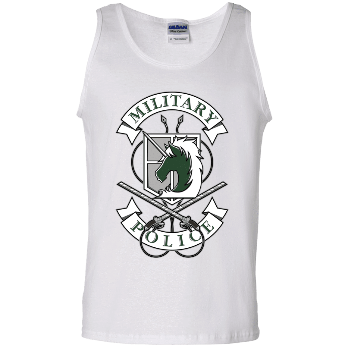 T-Shirts White / S AoT Military Police Men's Tank Top