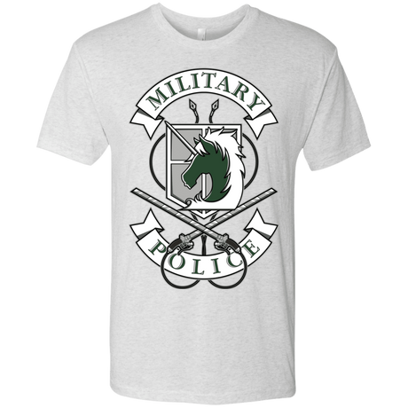 T-Shirts Heather White / S AoT Military Police Men's Triblend T-Shirt