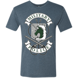 T-Shirts Indigo / S AoT Military Police Men's Triblend T-Shirt