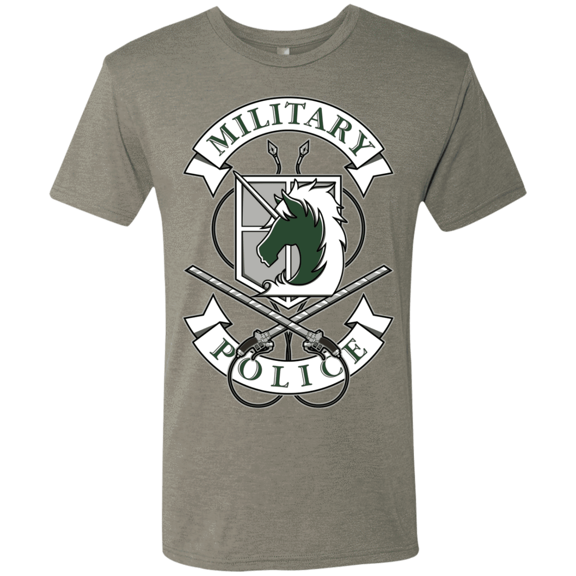 T-Shirts Venetian Grey / S AoT Military Police Men's Triblend T-Shirt