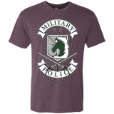 T-Shirts Vintage Purple / S AoT Military Police Men's Triblend T-Shirt