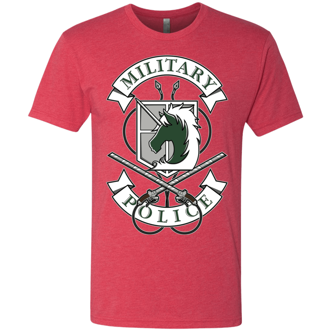 T-Shirts Vintage Red / S AoT Military Police Men's Triblend T-Shirt