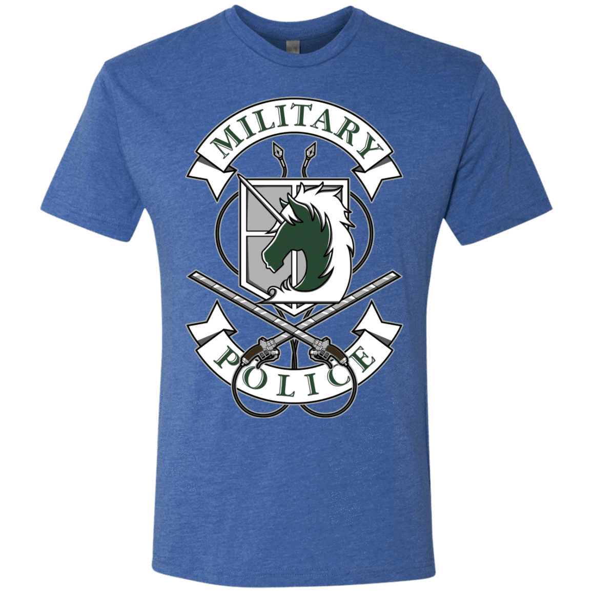 T-Shirts Vintage Royal / S AoT Military Police Men's Triblend T-Shirt