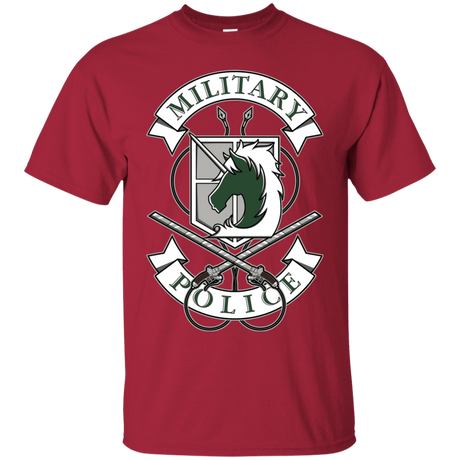 T-Shirts Cardinal / S AoT Military Police T-Shirt