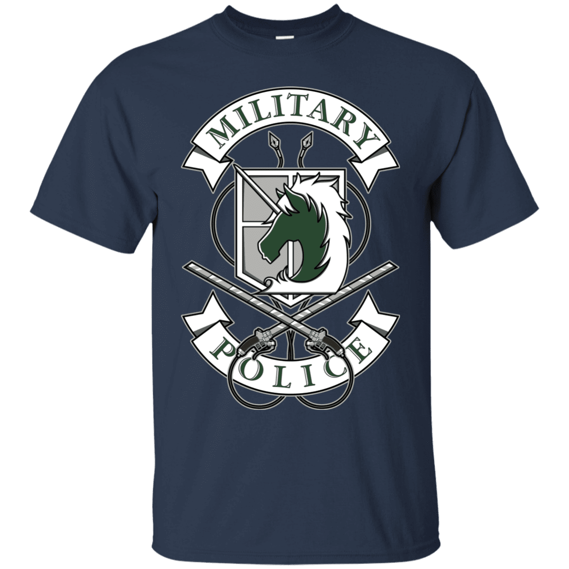 T-Shirts Navy / S AoT Military Police T-Shirt