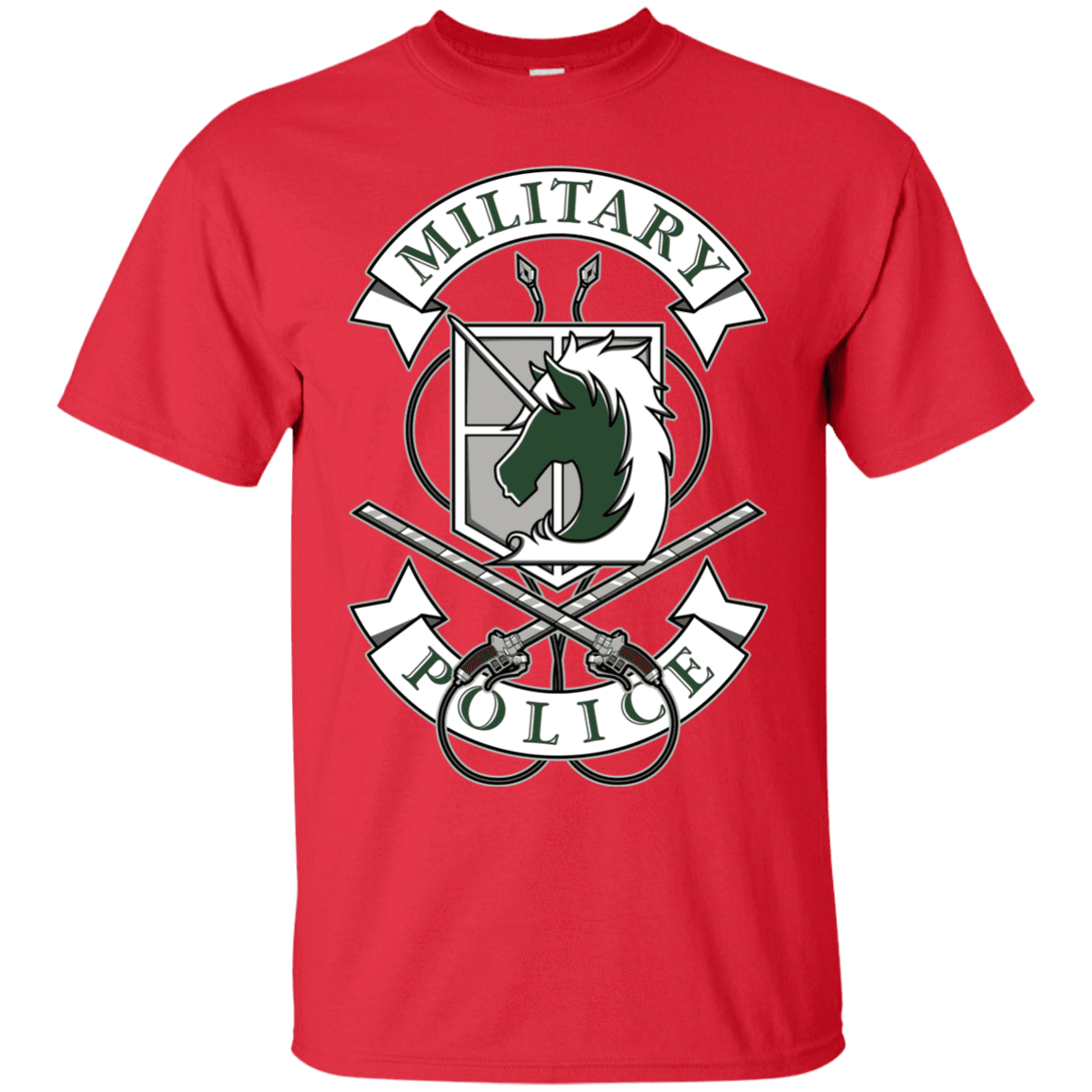 T-Shirts Red / S AoT Military Police T-Shirt