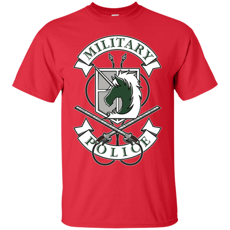 T-Shirts Red / S AoT Military Police T-Shirt