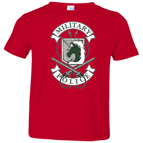 T-Shirts Red / 2T AoT Military Police Toddler Premium T-Shirt