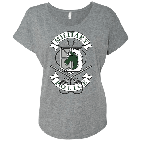 T-Shirts Premium Heather / X-Small AoT Military Police Triblend Dolman Sleeve