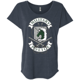 T-Shirts Vintage Navy / X-Small AoT Military Police Triblend Dolman Sleeve