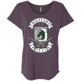 T-Shirts Vintage Purple / X-Small AoT Military Police Triblend Dolman Sleeve