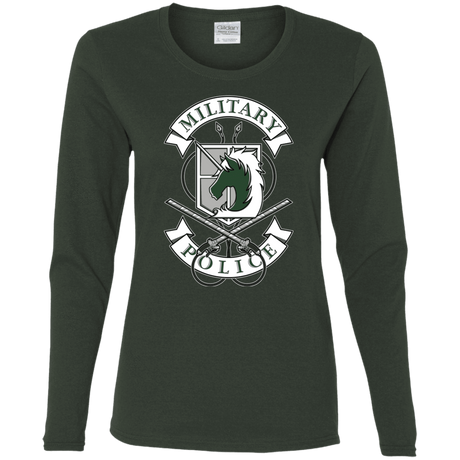 T-Shirts Forest / S AoT Military Police Women's Long Sleeve T-Shirt