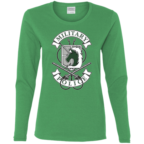 T-Shirts Irish Green / S AoT Military Police Women's Long Sleeve T-Shirt