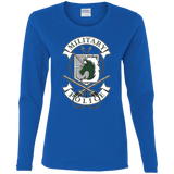 T-Shirts Royal / S AoT Military Police Women's Long Sleeve T-Shirt