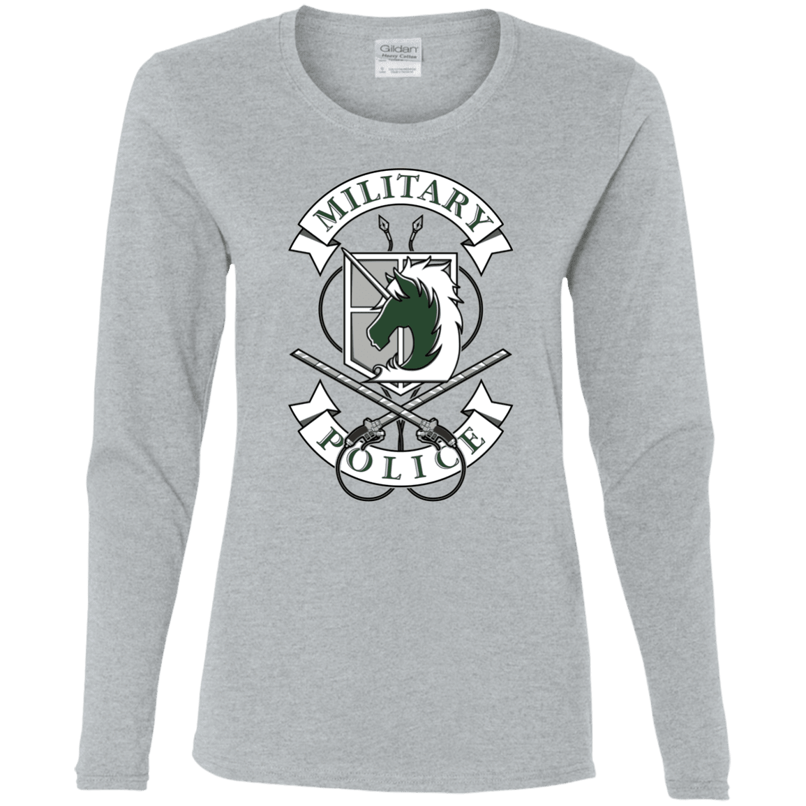 T-Shirts Sport Grey / S AoT Military Police Women's Long Sleeve T-Shirt