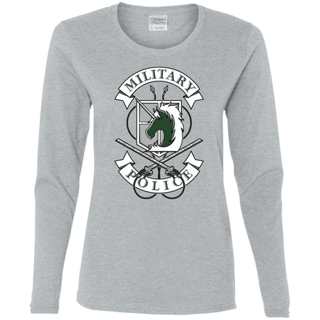 T-Shirts Sport Grey / S AoT Military Police Women's Long Sleeve T-Shirt