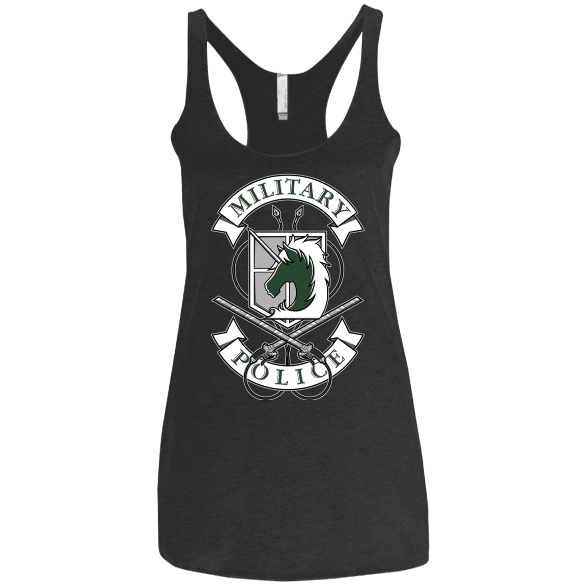 T-Shirts Vintage Black / X-Small AoT Military Police Women's Triblend Racerback Tank