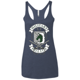 T-Shirts Vintage Navy / X-Small AoT Military Police Women's Triblend Racerback Tank