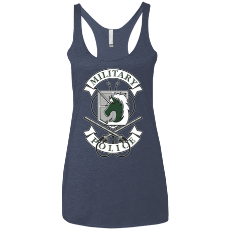 T-Shirts Vintage Navy / X-Small AoT Military Police Women's Triblend Racerback Tank