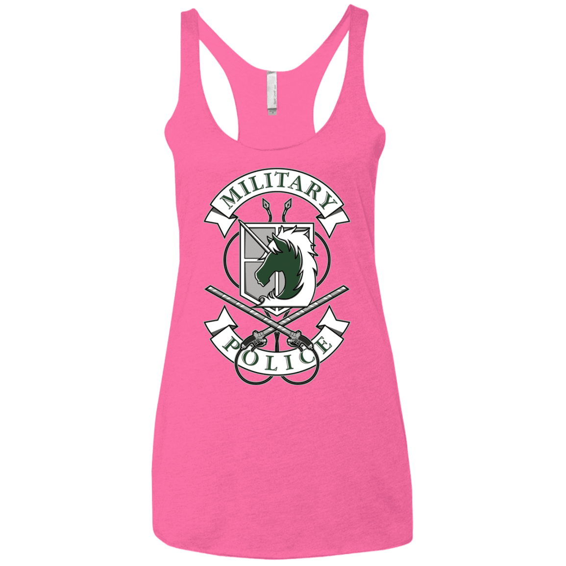 T-Shirts Vintage Pink / X-Small AoT Military Police Women's Triblend Racerback Tank