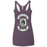 T-Shirts Vintage Purple / X-Small AoT Military Police Women's Triblend Racerback Tank