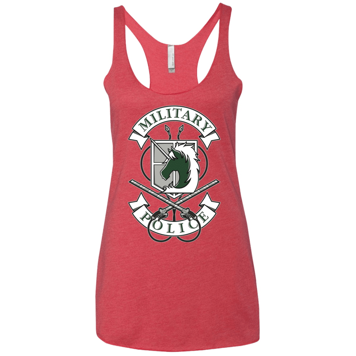 T-Shirts Vintage Red / X-Small AoT Military Police Women's Triblend Racerback Tank