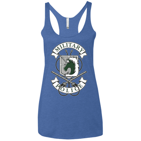 T-Shirts Vintage Royal / X-Small AoT Military Police Women's Triblend Racerback Tank