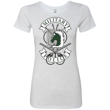 T-Shirts Heather White / S AoT Military Police Women's Triblend T-Shirt