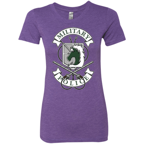 T-Shirts Purple Rush / S AoT Military Police Women's Triblend T-Shirt