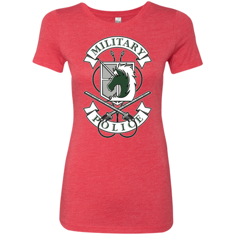 T-Shirts Vintage Red / S AoT Military Police Women's Triblend T-Shirt