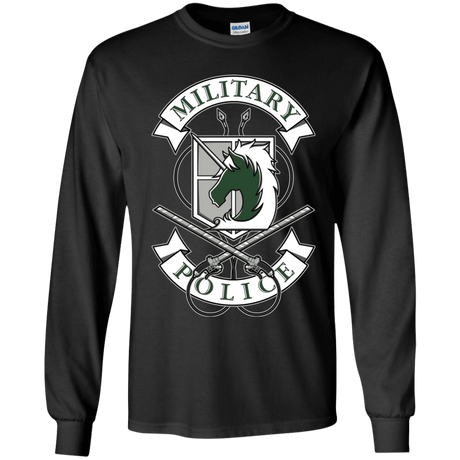 T-Shirts Black / YS AoT Military Police Youth Long Sleeve T-Shirt