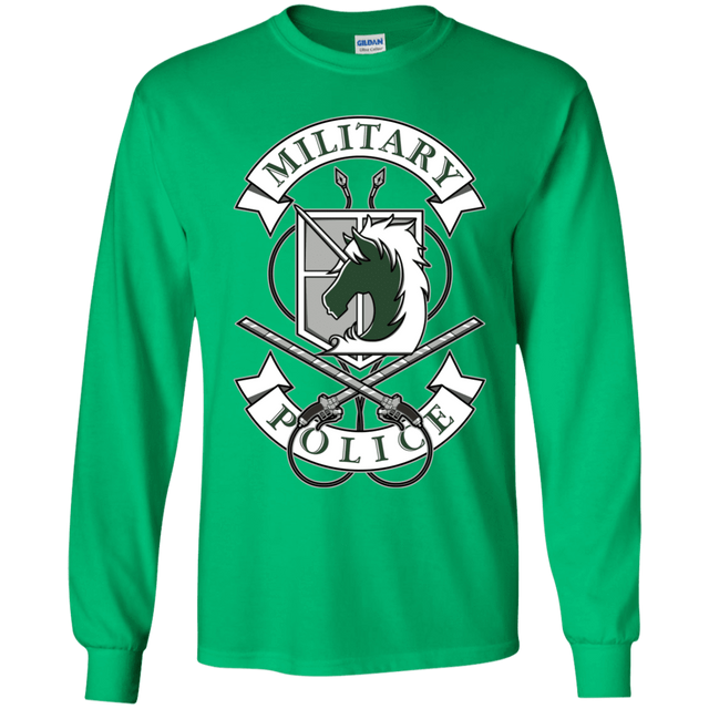 T-Shirts Irish Green / YS AoT Military Police Youth Long Sleeve T-Shirt