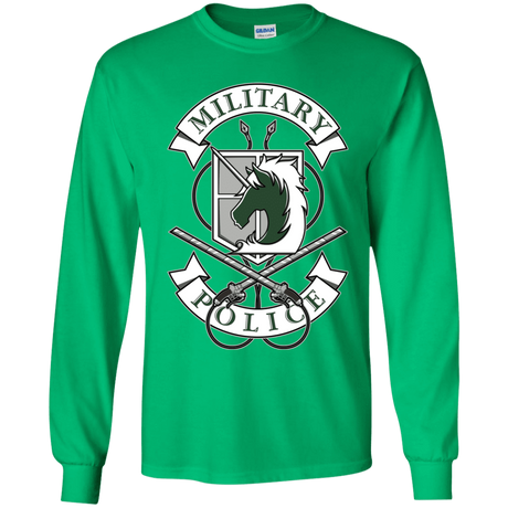 T-Shirts Irish Green / YS AoT Military Police Youth Long Sleeve T-Shirt